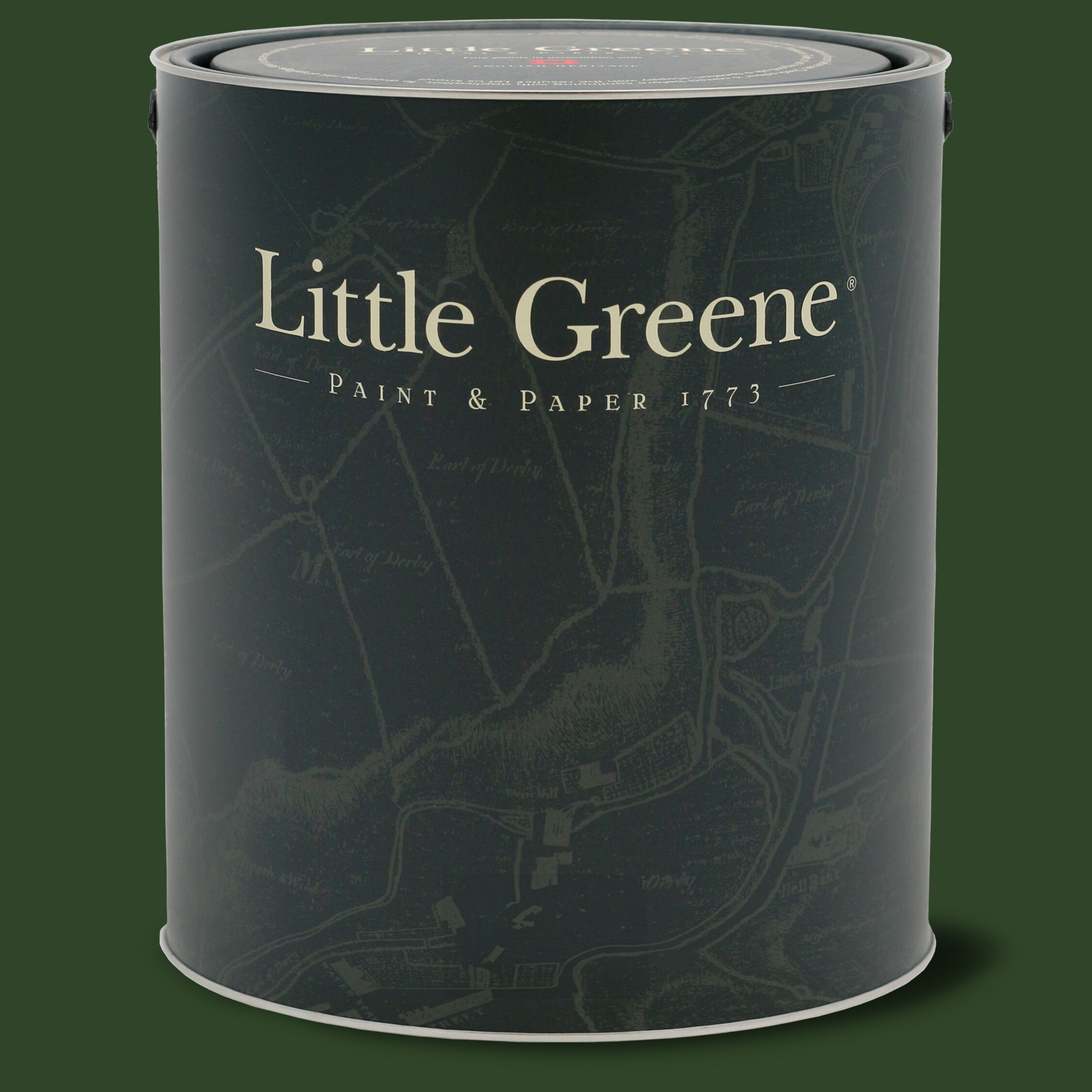 Little Greene Green Little E Intelligent Satinwood - Dark Brunswick 88 - 1L